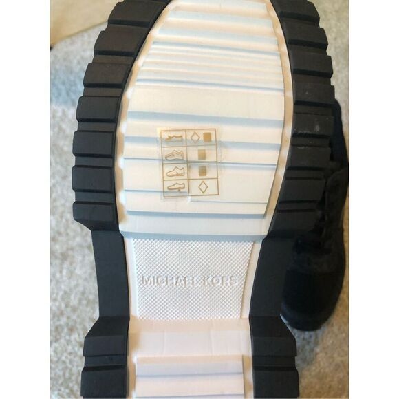 Michael Michael Kors Women’s Black Platform Lace Up Sneakers Size 9.5 NWT - Picture 6 of 11